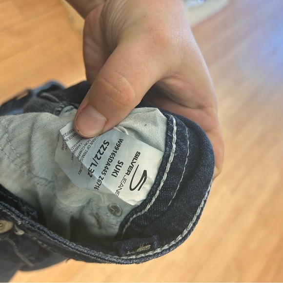 Silver Jeans 22 Dark Wash Bootcut Jeans - Picture 3 of 16